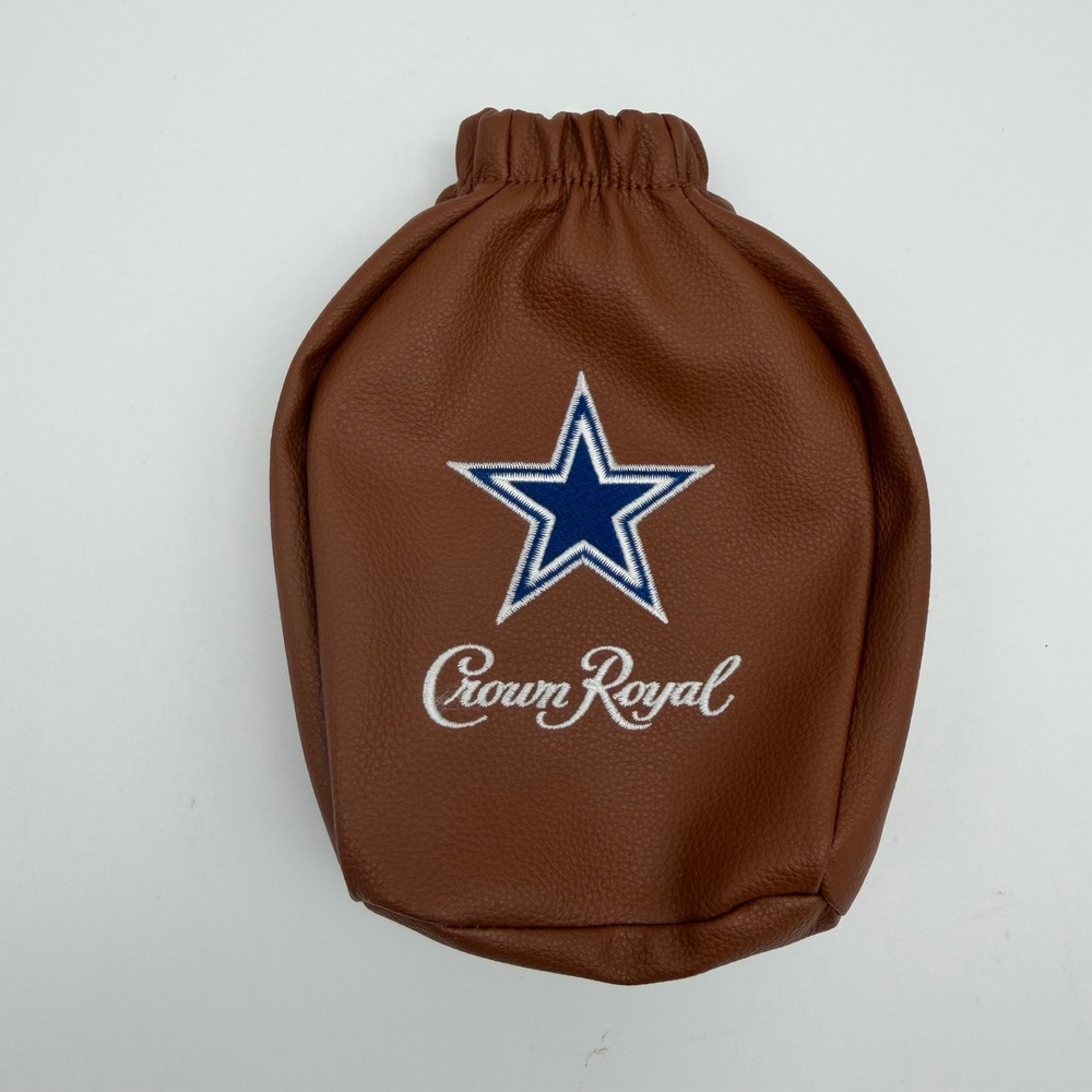 Crown Royal Dallas Cowboys Faux Leather Kickoff Game Day Football Bag